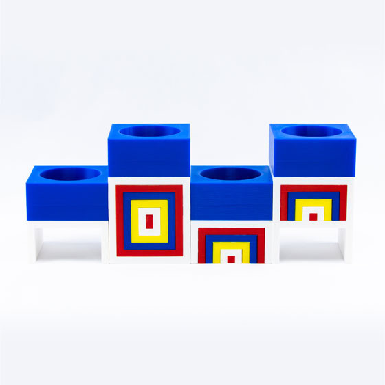 Candle Holders (“Rainbow”)